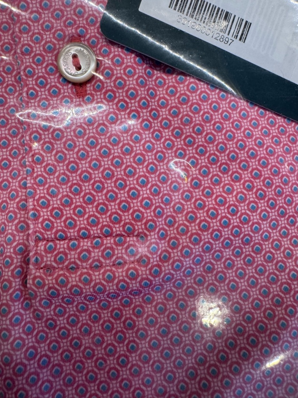 Peter Millar masters Pink Geometric Print Polo xl - Picture 2 of 6